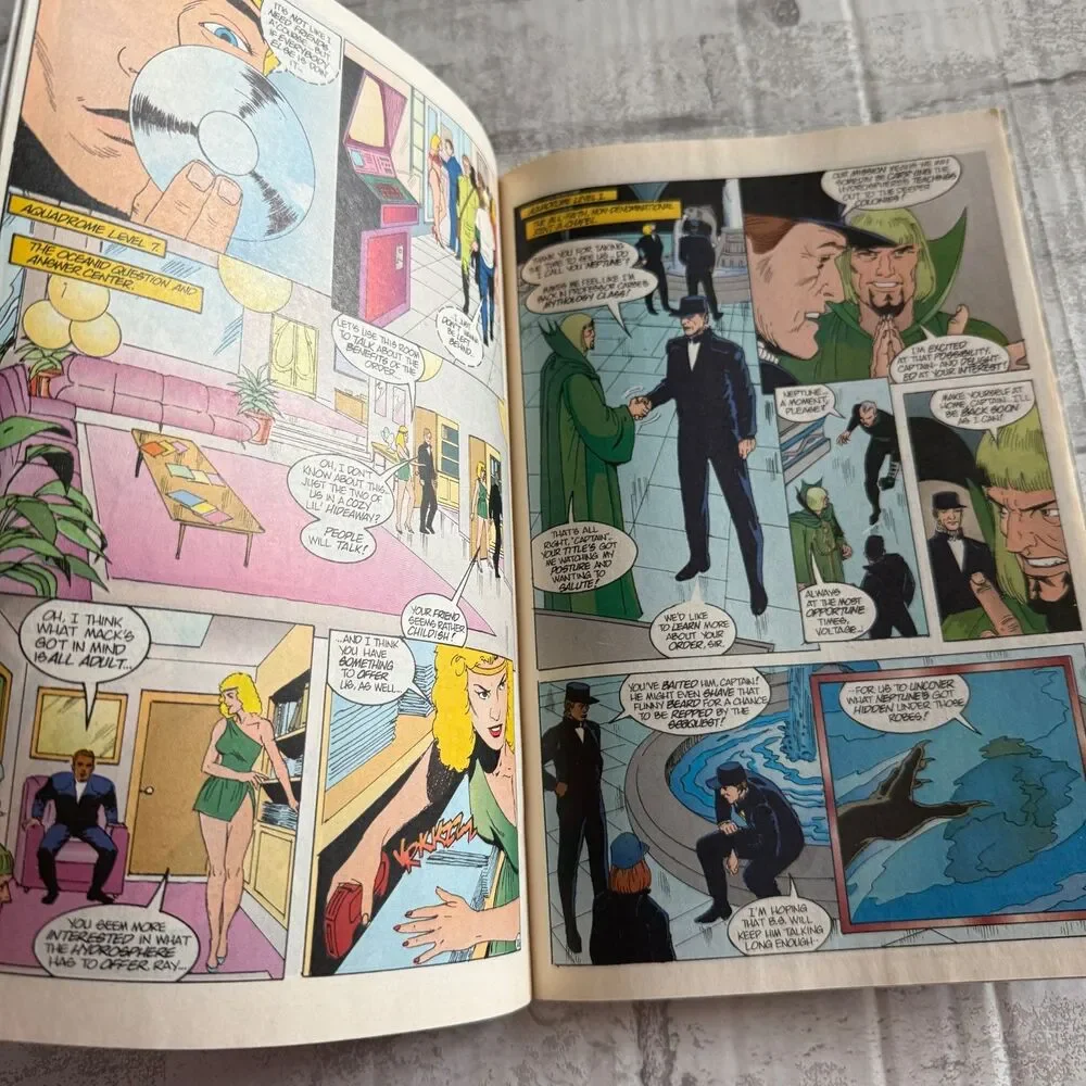 SeaQuest DSV No. 1 March 1994 Nemesis Comic Sci-Fi Undersea Adventure - Picture 3 of 3